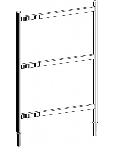 Socle fixe de base pour échafaudage